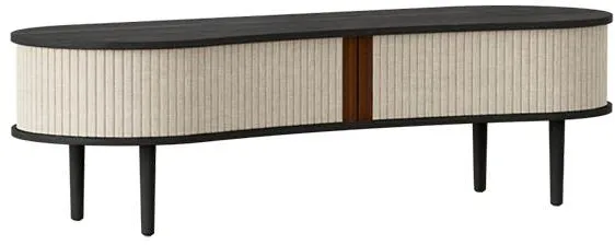 Umage Audacious TV bænk - sort eg - White sands